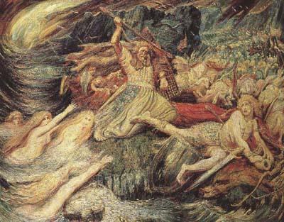 Henry de  Groux The Death of Siegfried (mk19) Germany oil painting art